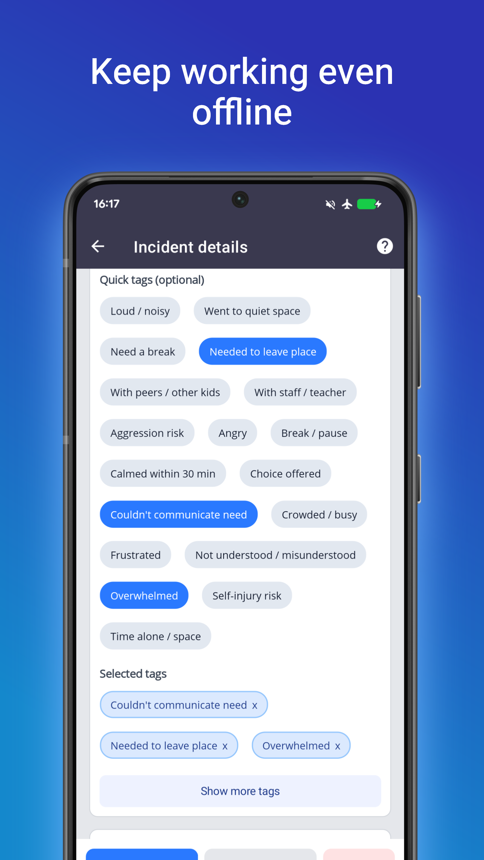 Meltdown Monitor safety screen showing signal lost and watch removal alerts